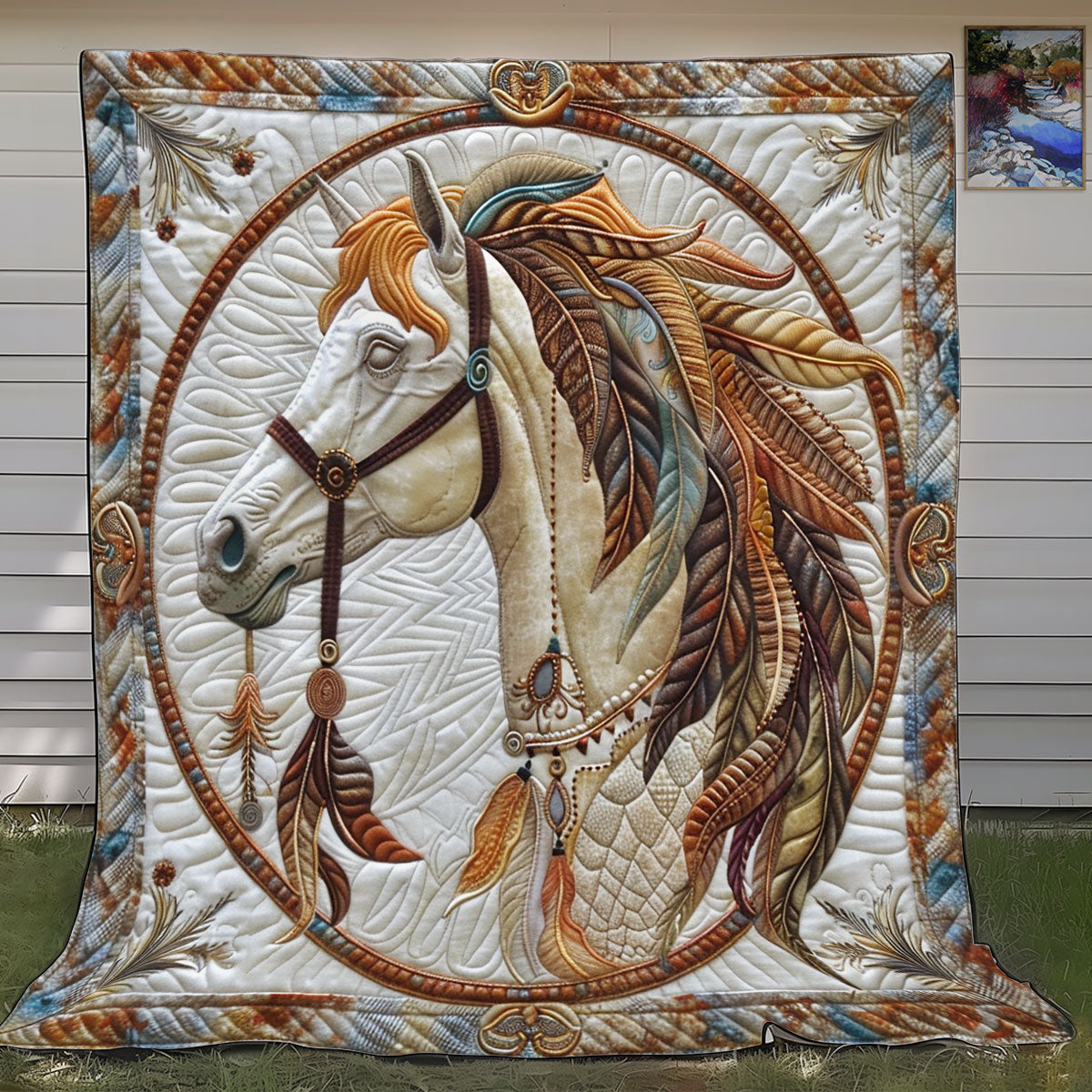 Dreamcatcher Horse SR1008036CL Quilt