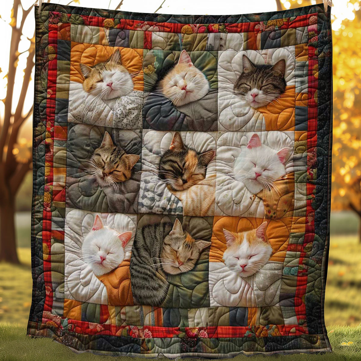 Dreaming Cats WN2108025CL Quilt