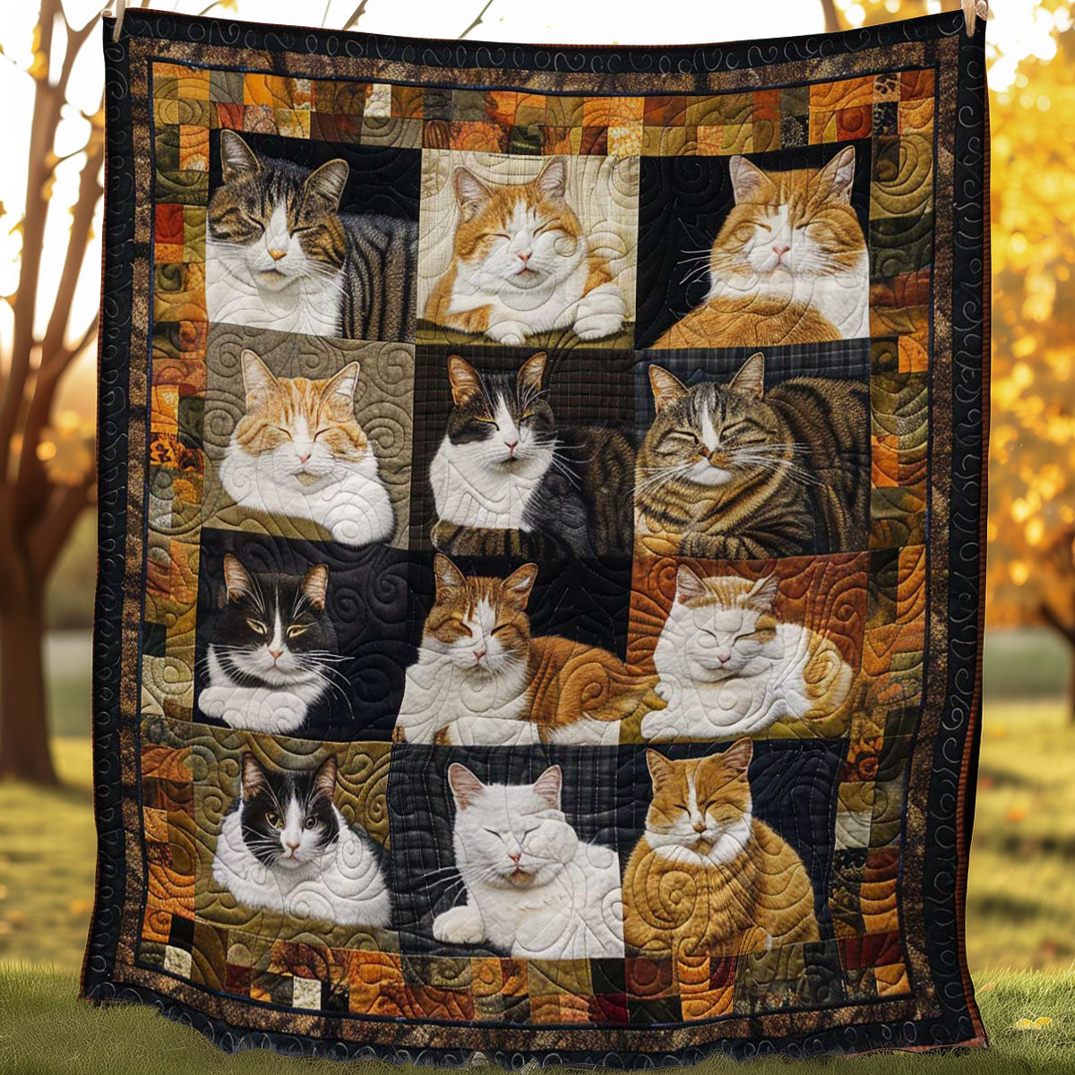 Dreamy Cuddles Cats WN1508085CL Quilt