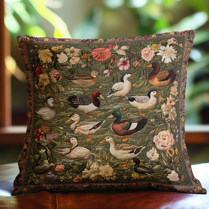 Duckling Floral WN3107067CL Quilt Pillow Case