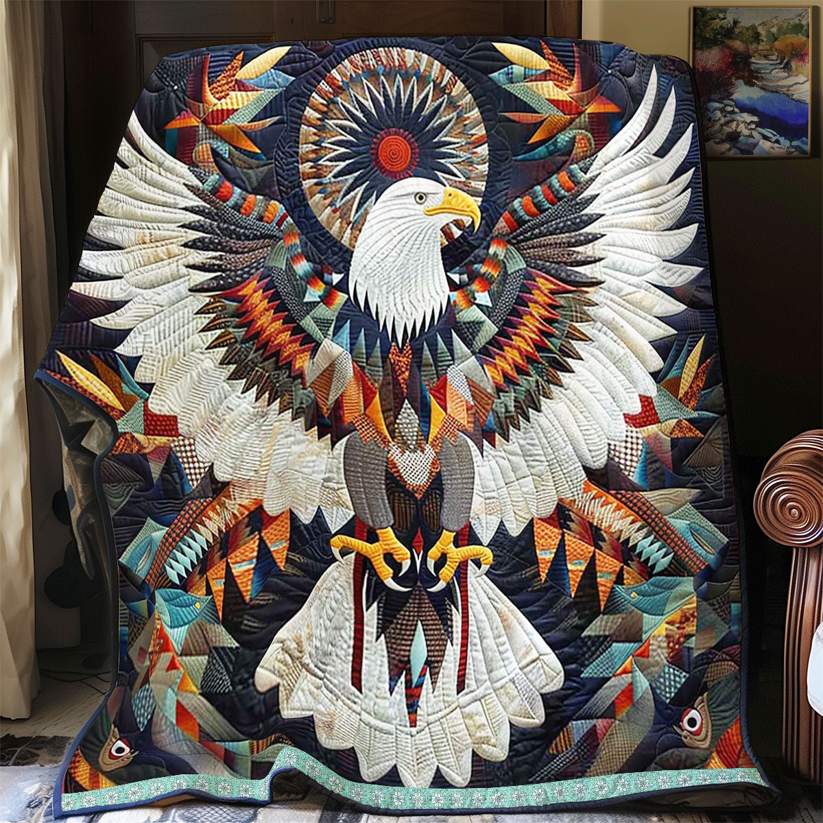 Eagle Native American WN1609051CL Quilt