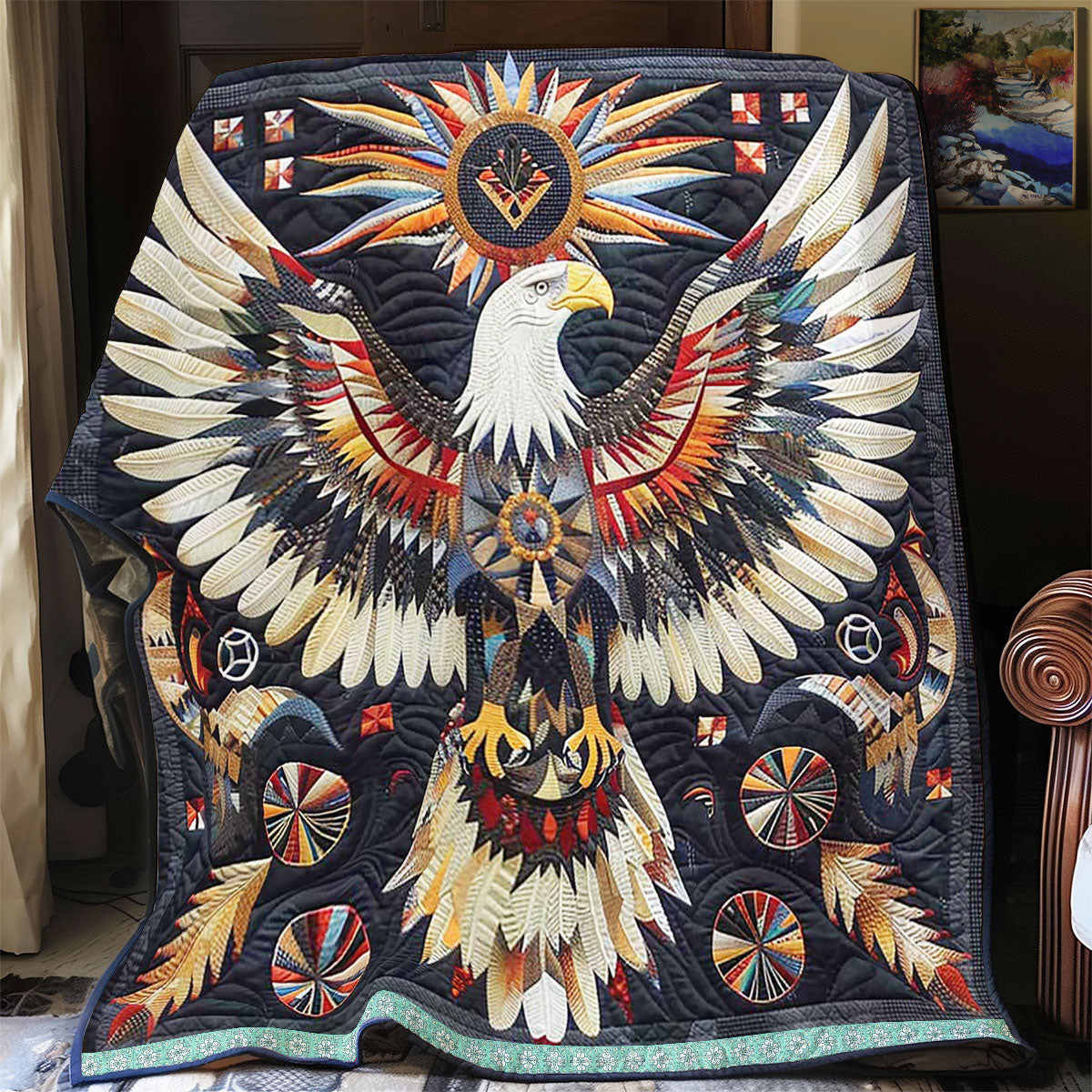 Eagle Native American WN1609054CL Quilt