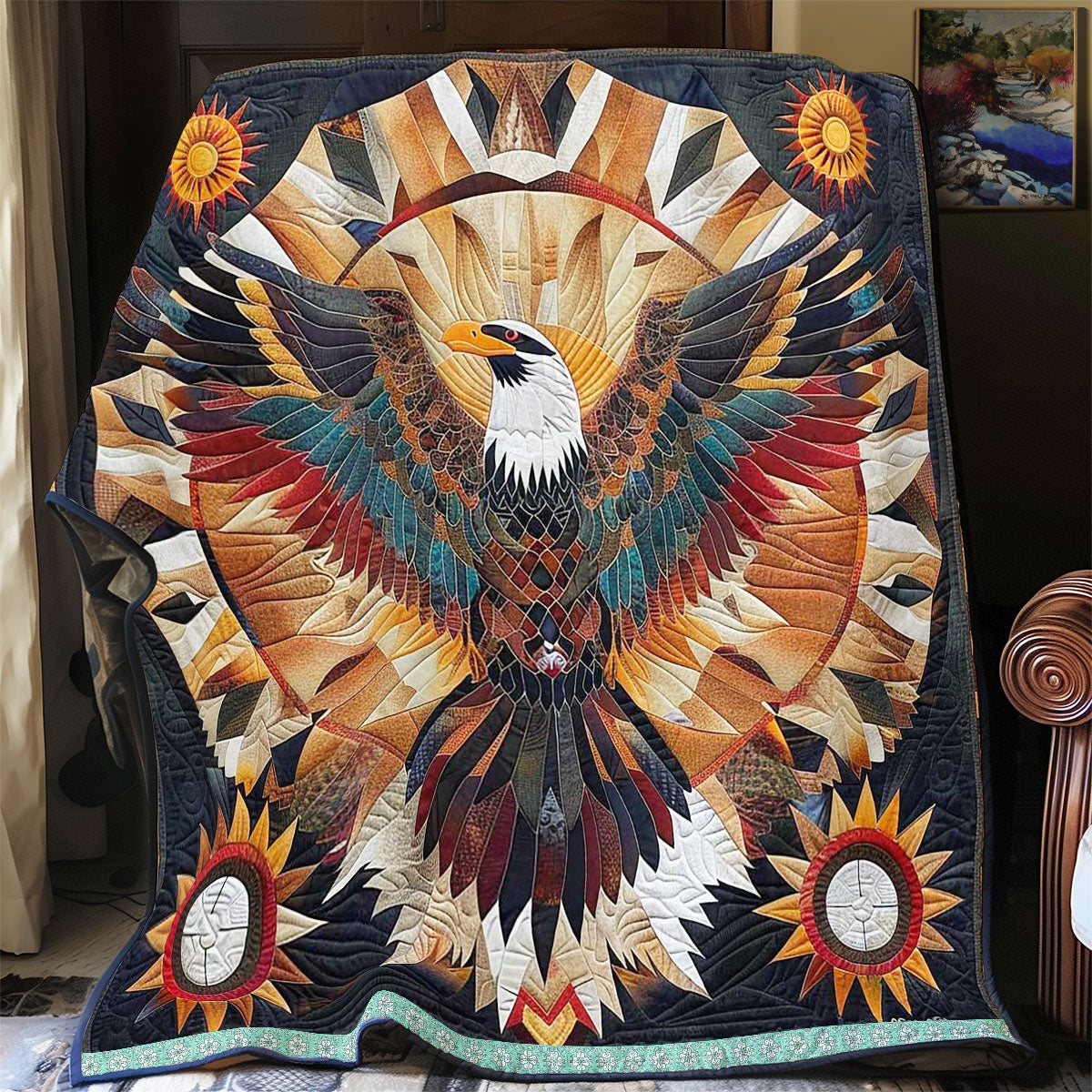 Eagle Native American WN1609055CL Quilt