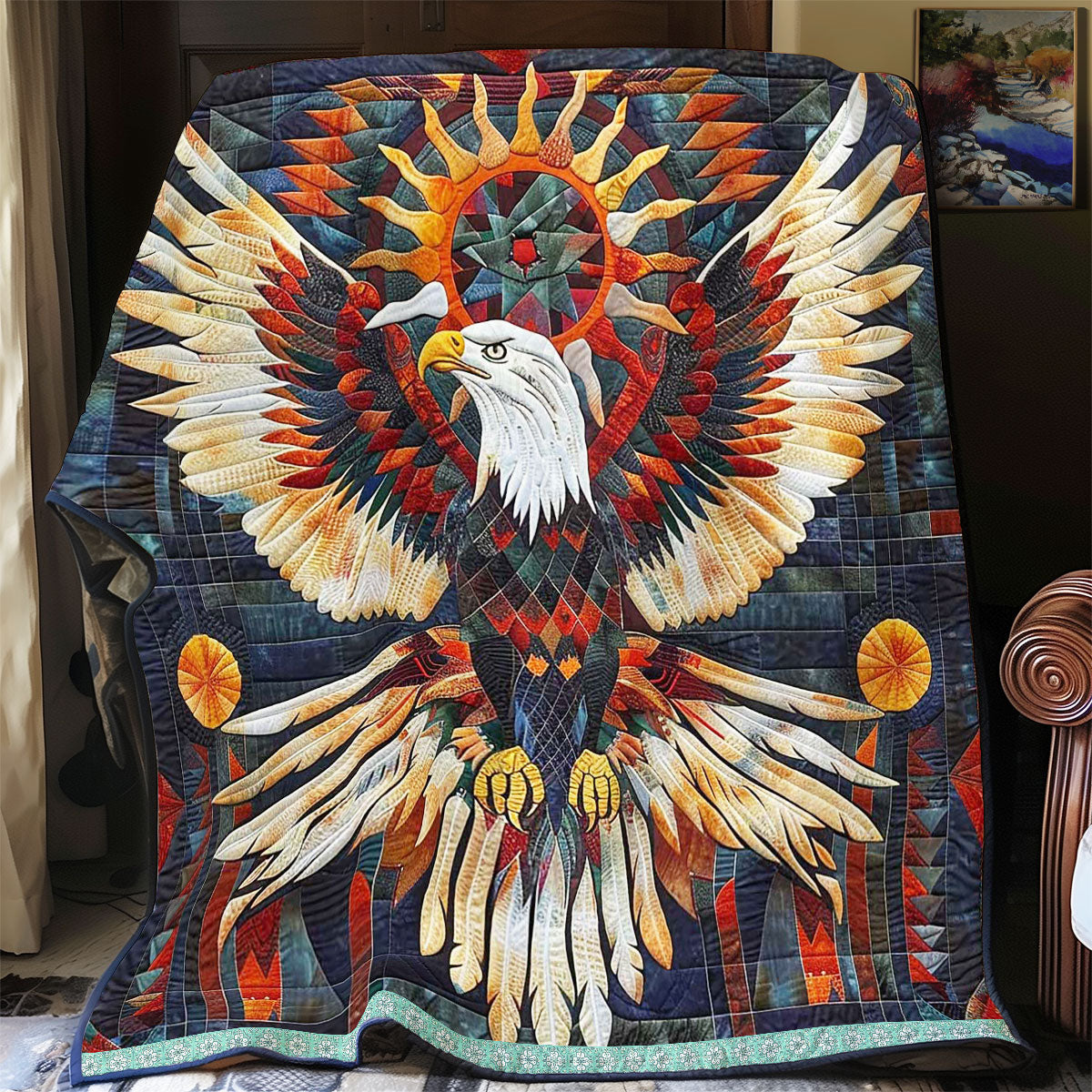 Eagle Native American WN1609057CL Quilt