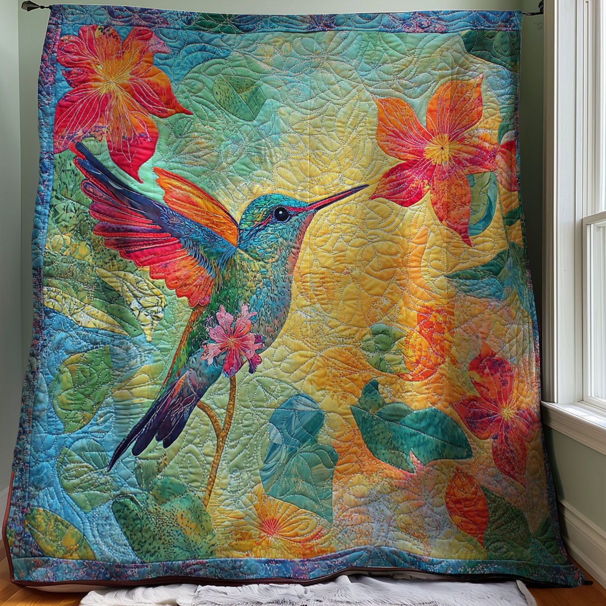 Early Hummingbird WM0308005CL Quilt