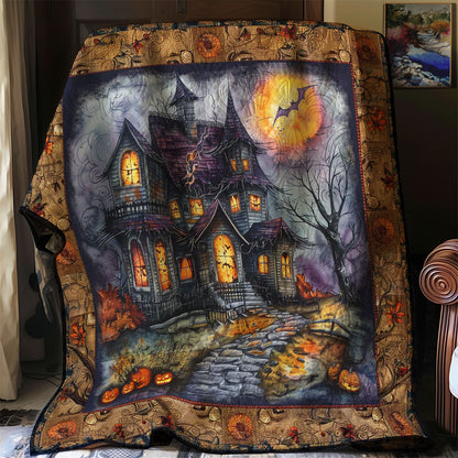 Eerie Halloween Fortress WN1908091CL Quilt