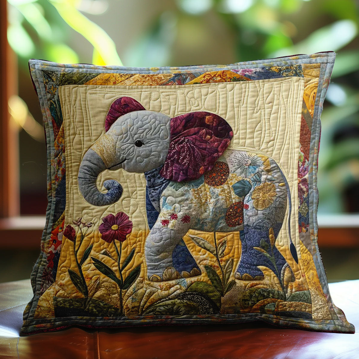 Elephant Cute WN0108001CL Quilt Pillow Case