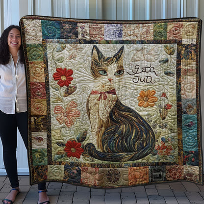 Enchanted Feline WN0708034CL Quilt