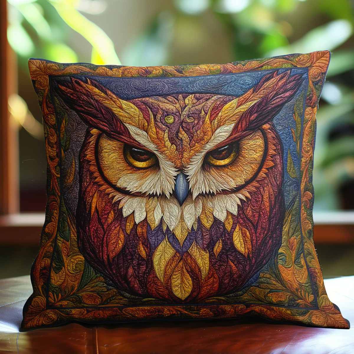 Enchanted Owl WN0308037CL Quilt Pillow Case