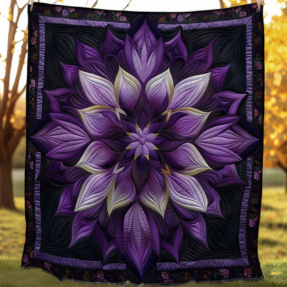 Enchanting Purple Blooms WN1408068CL Quilt