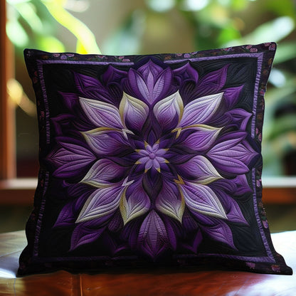 Enchanting Purple Blooms WN1608056CL Quilt Pillow Case