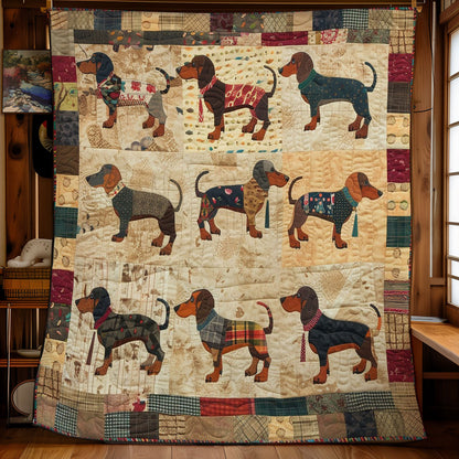 Enthusiastic Dogs WM2308025CL Quilt