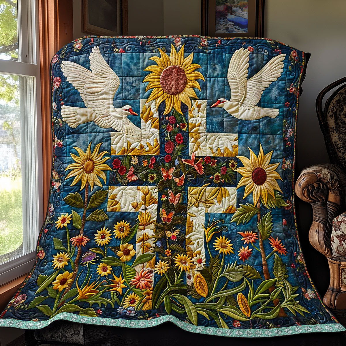 Faithful Cross WN0509016CL Quilt