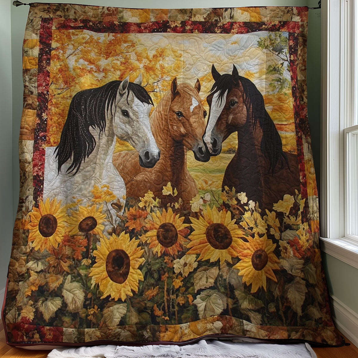 Fall Running WM0308006CL Quilt