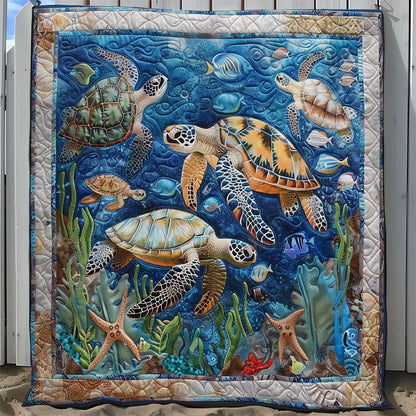 Family Turtle SR2208002CL Quilt