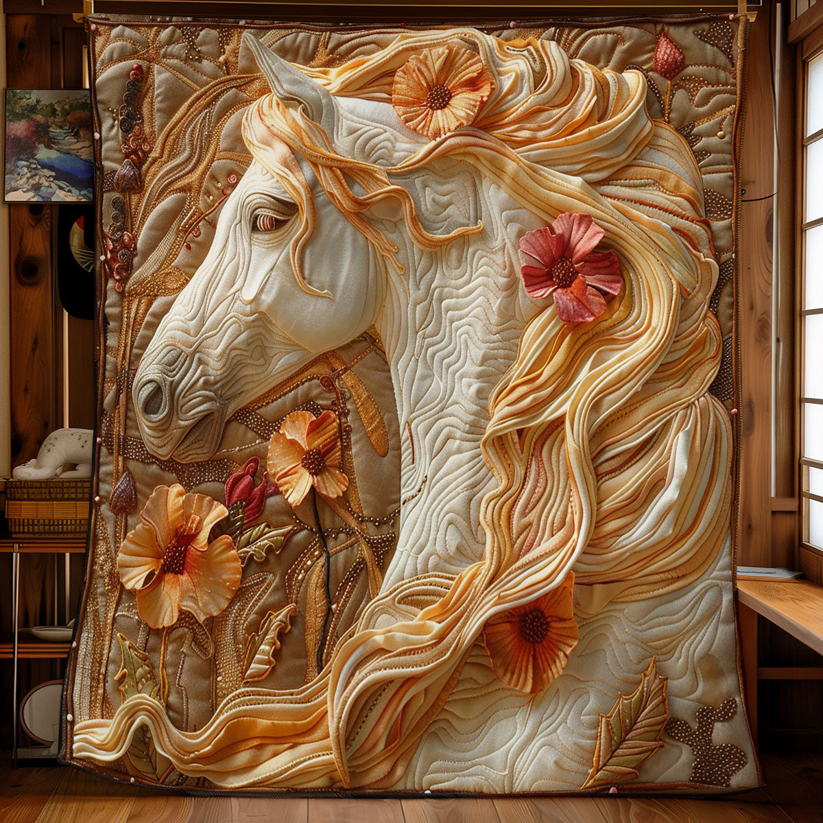 Fancy Horse WM0509023CL Quilt