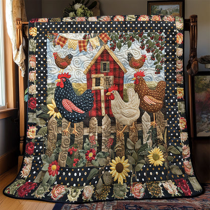 Farmhouse Chicken SR2208006CL Quilt