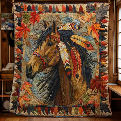 Feathers Horse WM2308081CL Quilt