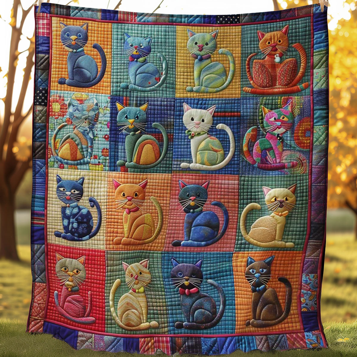 Feline Fun Fest WN0908067CL Quilt
