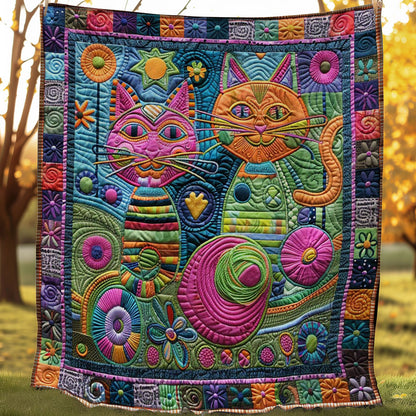 Feline Yarn Haven WN0908044CL Quilt