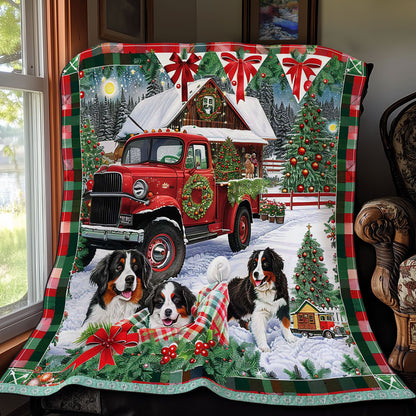 Festive Bernese Ride WN3008035CL Quilt