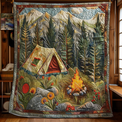 Fire On Forest WM2308042CL Quilt