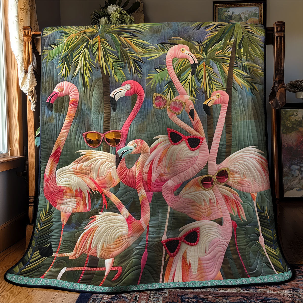 Flamingo Fashion Flair WN0909038CL Quilt