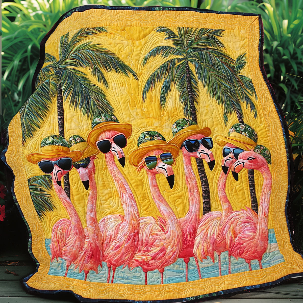 Flamingo Oasis SR0708029CL Quilt