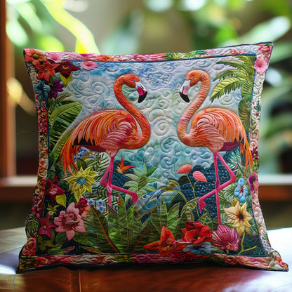 Flamingos Of Love WN2907068CL Pillow Case