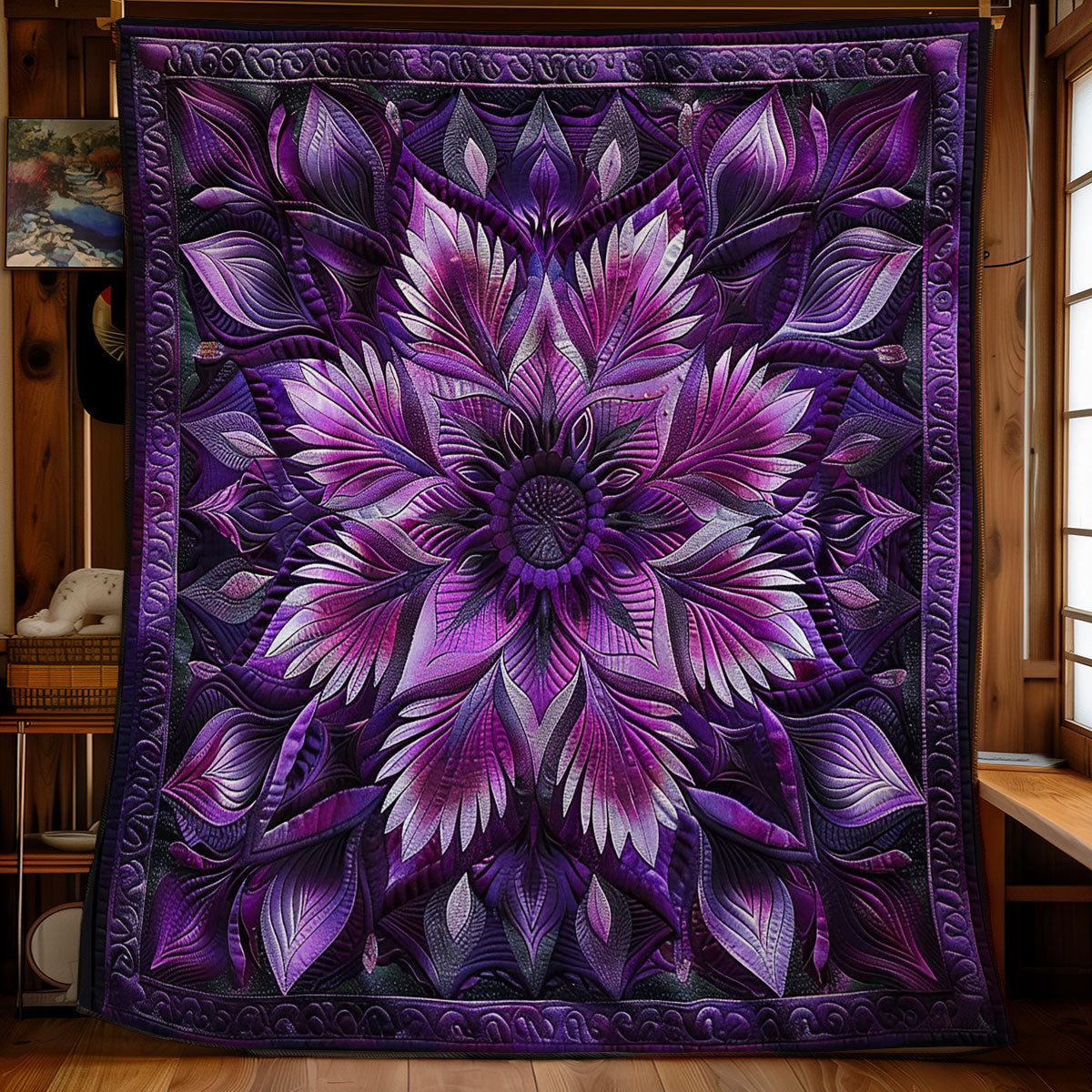 Floral Blooming WM0909030CL Quilt