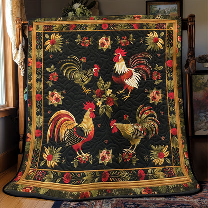 Floral Chicken SR2208016CL Quilt