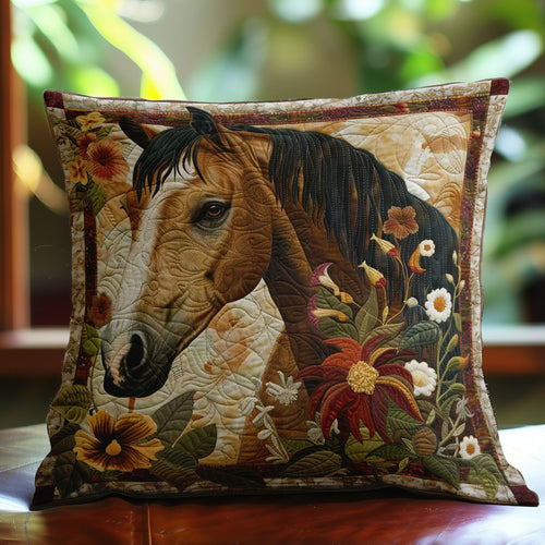 Floral Stallion WN3007063CL Quilt Pillow Case