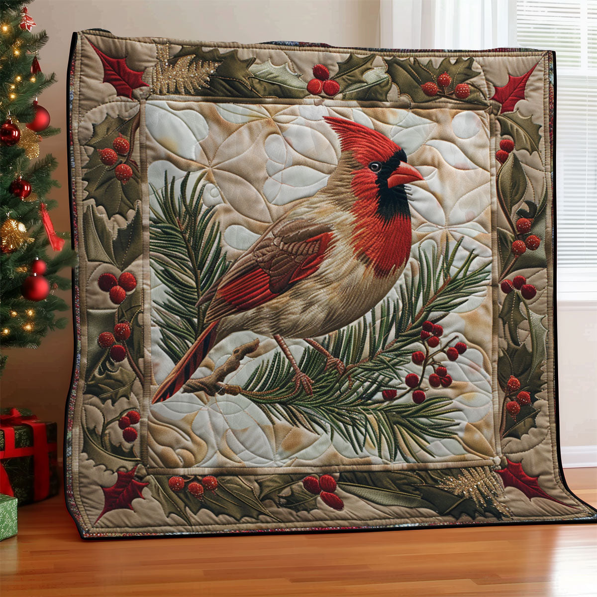 Flower Cardinal SR1908048CL Quilt