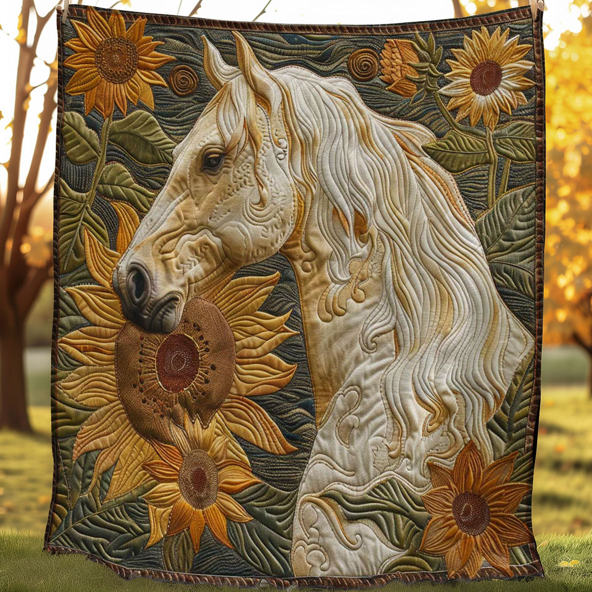 Flower Horse Comforter WN2108052CL Quilt