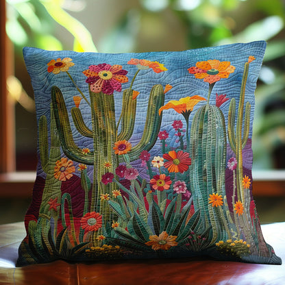 Flowers And Cactus WN2607049CL Quilt Pillow Case