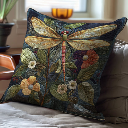 Flowers Dragonfly WM3107101CL Quilt Pillow Case