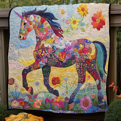 Flowers Horse WM0608005CL Quilt