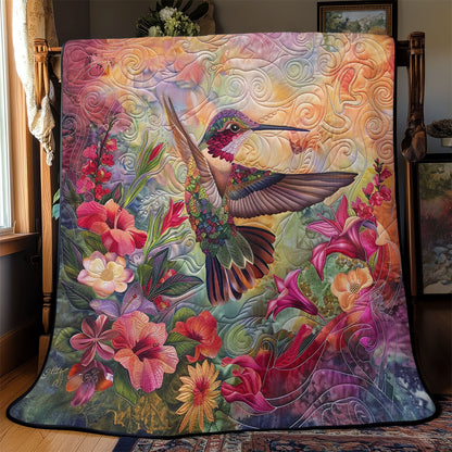 Flowers Hummingbird SR1908004CL Quilt