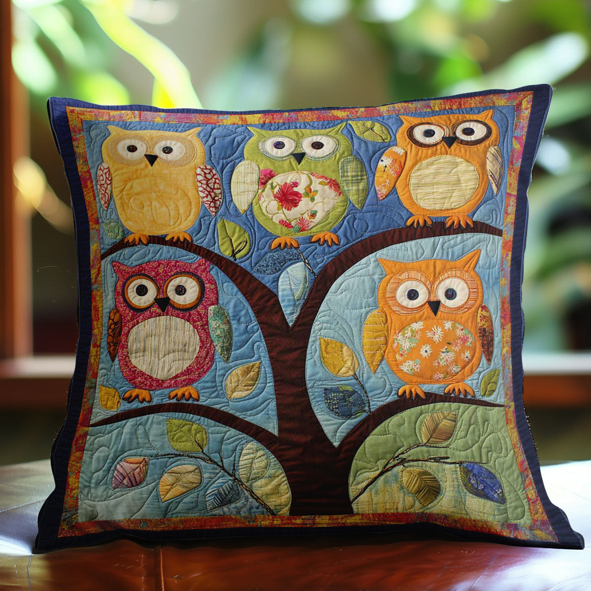 Forest Owl WN0308040CL Quilt Pillow Case