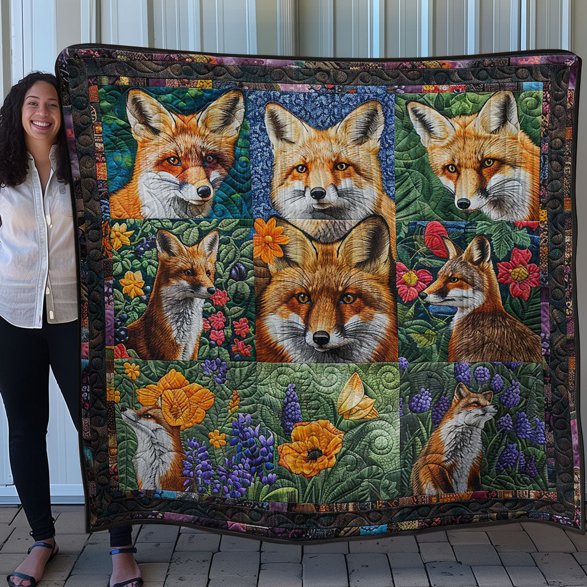 Fox Hug WN0808133CL Quilt