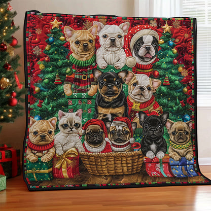 French Bulldog Festival SR2008031CL Quilt