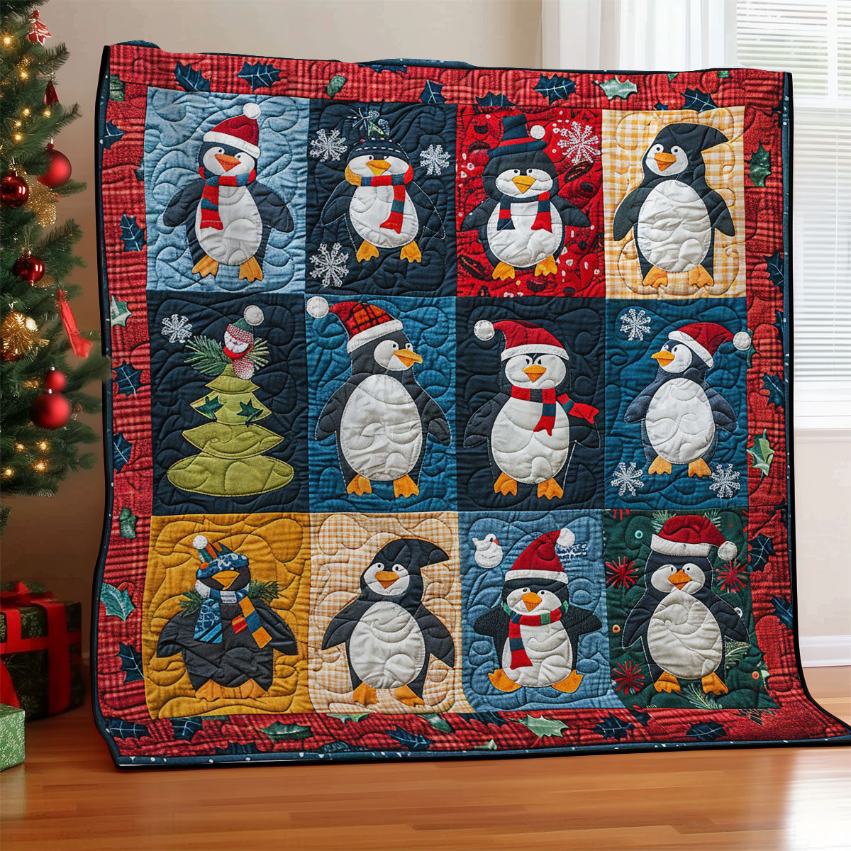 Funny Penguins SR1908026CL Quilt