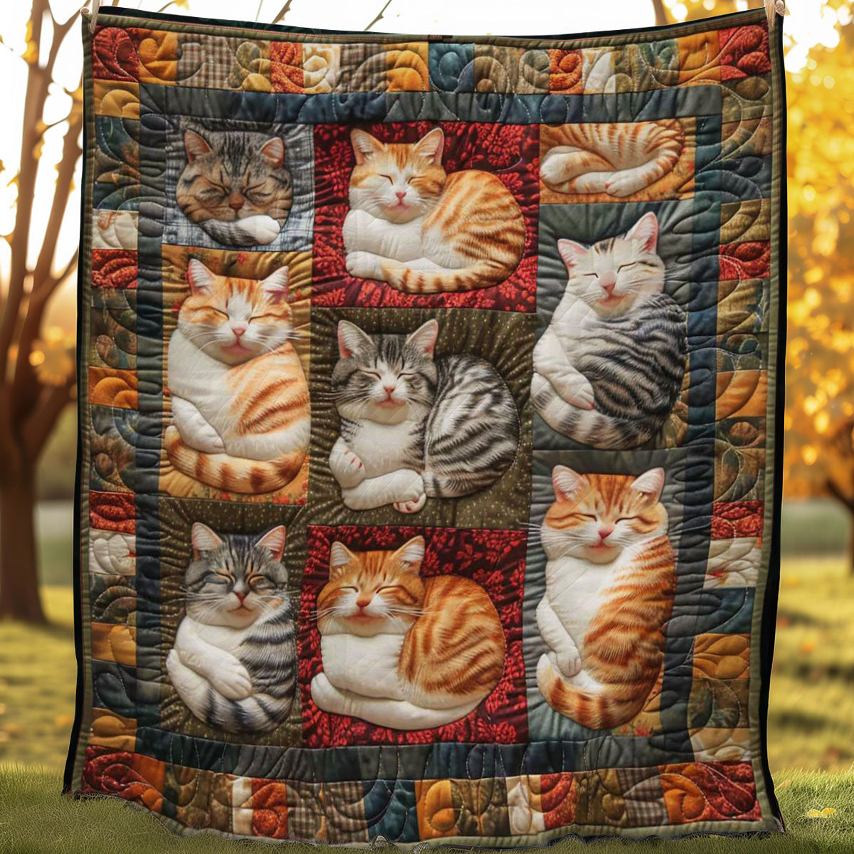 Furry Cats WN2108033CL Quilt