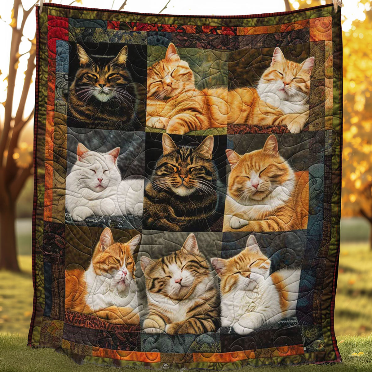 Gentle Dreams Cats WN1508037CL Quilt