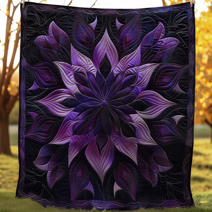 Gentle Purple Flower WN1508096CL Quilt