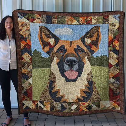 German Shepherds Bliss WN0608017CL Quilt