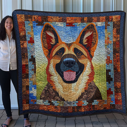 German Shepherds Warm WN0608019CL Quilt