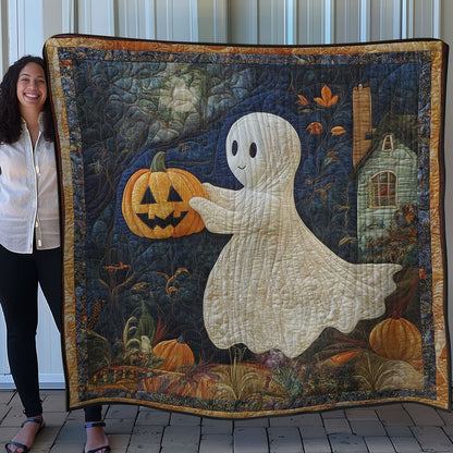 Ghost and Gourd Snug WN3107022CL Quilt