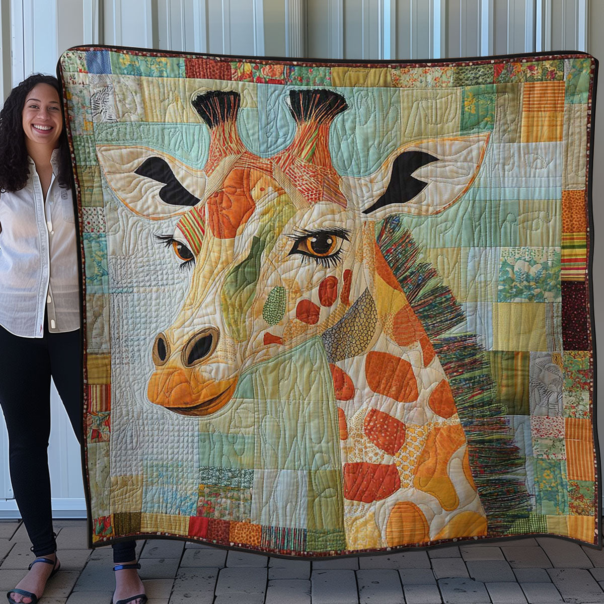 Giraffe Paradise WN0708077CL Quilt