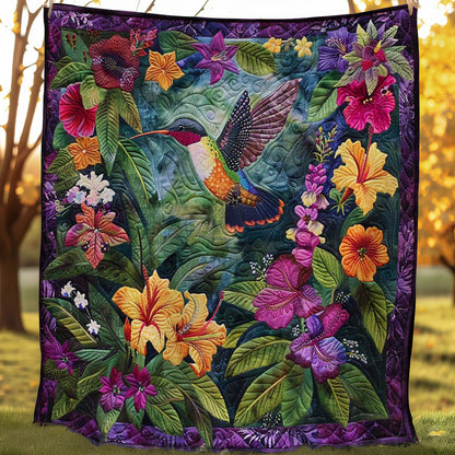 Glimmering Hummingbird WN0908132CL Quilt